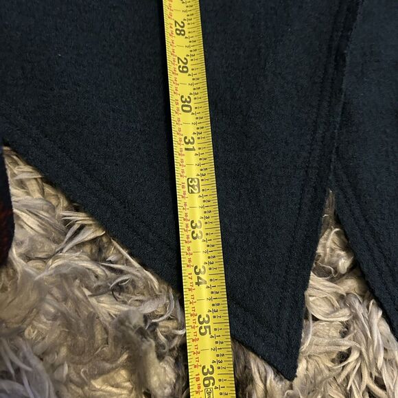 FREE PEOPLE wool blend hooded asymmetric jacket coat Size Small Womens - Picture 7 of 8